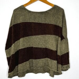 Krista‎ Larson Landscape Shirt New Green/Brown